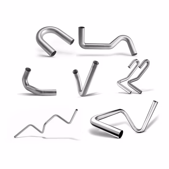 China Precision Stainless Steel Metal Bend Tube Square Auto Pipe Bending Service